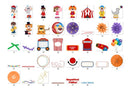 Kit Digital Circo Cute