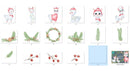 Kit Digital Lhama Baby Aquarela Natal