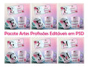 Artes Sublimação Em Canecas Porcelana | Profissões Femininas