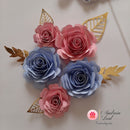 Arquivo De Corte Rosas Espiral Scrap