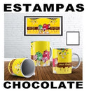 Artes Tema Chocolates Sublimação Canecas
