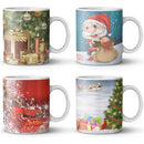 Artes Sublimação Canecas Natal 1.000 Estampas Png Jpg
