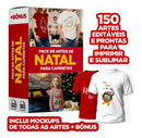 Pack De Artes De Natal Para Camisetas