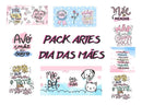 Kit Estampas Sublimação Pandoca Dia Das Mães