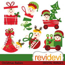Natal Kit Digital Scrap Personalizado Digital Arquivo 28