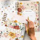 Arquivos Digital Agendas  Floral Kit 2024  - Pdfs Editáveis