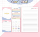 Encadernação Planner E Agendas Candy 2023