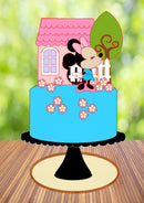 Arquivo De Corte Topo De Bolo Casinha Minnie Cute