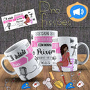 Kit 150 Estampas Artes Profissões Canecas Sublimação