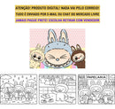 Arquivo Digital Labubu Para Colorir Imprimir Pdf + Brinde
