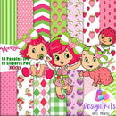 Kit Digital Frutillita Baby Bebé