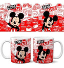 Estampas Canecas Com Café Sem Café Editáveis Mockups Prsngm