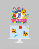 Pack 08 Arquivos de Corte Topos de Bolo Carnaval 2023 - Studio