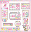 kit completo arquivo  pdf png encadernaçao sublimaçao - CIRCO MENINA