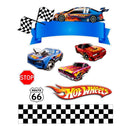 Topo Topper Decoração Bolo Aniversário Hot Wheels