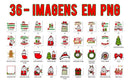 Pacote Artes Para Canecas Flork Natal + Mockups