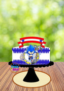 Topo De Bolo Sonic Shaker- Arquivo Digital