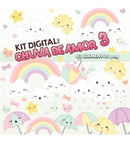 Kit Digital Chuva De Amor 3