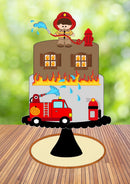 Topo De Bolo Bombeiro - Arquivo Digital