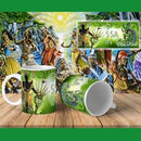 Artes Corel Orixás Sublimação Pacote Estampas Editáveis