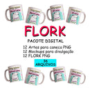 Pacote Digital Para Sublimação Canecas Bento Flork Signos