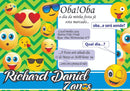 Arquivo De Convite  Aniversario Infantil Imoji Digital