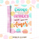 AGENDA LETTERING