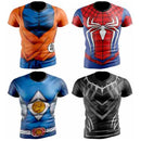 Artes Super Heróis Camisetas Sublimação Total Premium