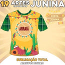 Pack Artes Festa Junina Camisetas Sublimação Total Estampas