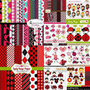 40 Kits Scrapbook Joaninha Png Papel Digital 1024 Imagens