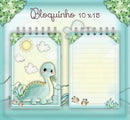 Arquivo Kit Caderneta E Livro Bebê Dinossauro