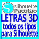 Acentos E Sinais 3d +todos Modelos De Letras Para Silhouette