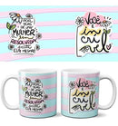 Estampas Dia Da Mulher Frases Coloridas Canecas Mulheres Png