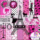 Kit Digital Paris Barbie