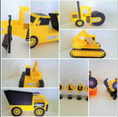 Arquivo de Corte Silhouette Caminhões Construção