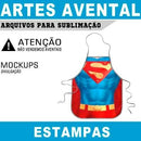 Sublimação Avental Artes Estampas Digitais Mockups Corel