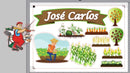 Topo De Bolo Agricultor - Arquivo De Corte scanncut svg fcm