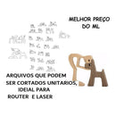Arquivo Digital Lovely Homem Animais Corte Fresa Cnc