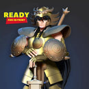 Saint Seiya Shiryu Armadura De Libra Stl Obj Impresión 3d