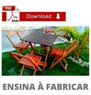 Como Fazer Mesa E Cadeira De Madeira Dobrável +3 Brindes Pd