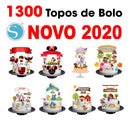 1300 Topos De Bolo 2020 Arquivo De Corte Silhouette Barato
