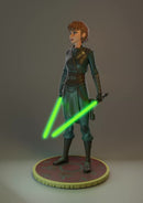 Disney Jedi Anna Stl Obj Impresión 3d