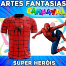 Estampas Carnaval Camisetas Fantasias Super Heróis Mockups
