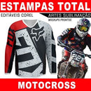 Camisetas Total Motocross Moto Artes Estampas Editáveis
