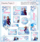 kit completo arquivo  pdf png encadernaçao sublimaçao - FROZEN 2