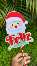 Arquivo De Corte Topo De Bolo Papai Noel