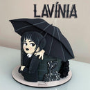 Arquivo De Corte Topo De Bolo Wandinha 02