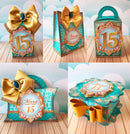 Arquivo De Corte Tiffany E Dourado -15 Anos Studio Pdf Png