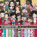 Kit Digital Dia Dos Namorados 150 Arquivos Do Tema + Fontes