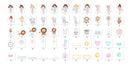 Kit Digital Circo Rosa Aquarela
